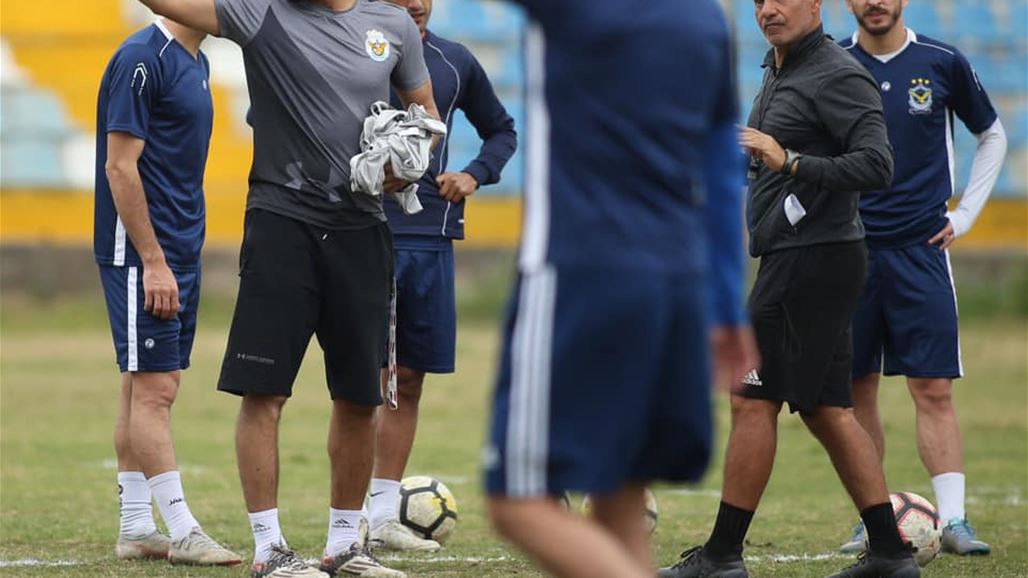 الصقور تتأهب لمباراة الكهرباء