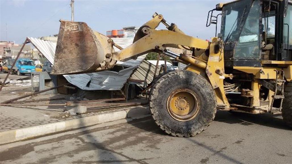 امانة بغداد تنذر المتجاوزين في الزعفرانية وتمهلهم اسبوعا لرفعها