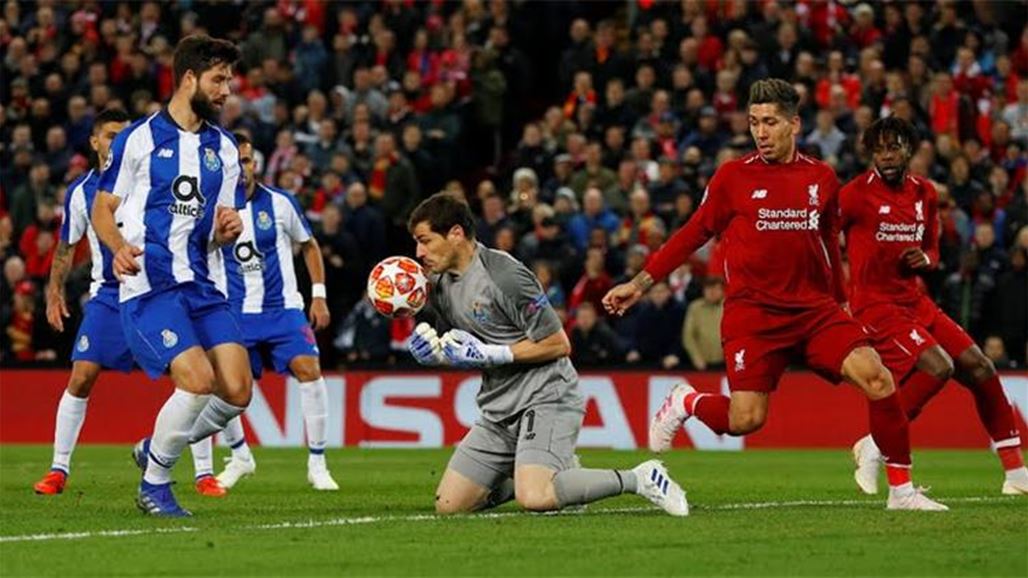 ليفربول يقترب من بلوغ نصف نهائي الابطال بثنائية في مرمى بورتو