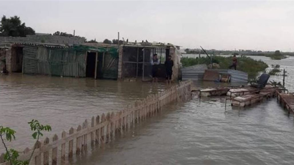 قرية الشجيرية في واسط تناشد عبد المهدي بالتدخل وانقاذ العوائل من الغرق