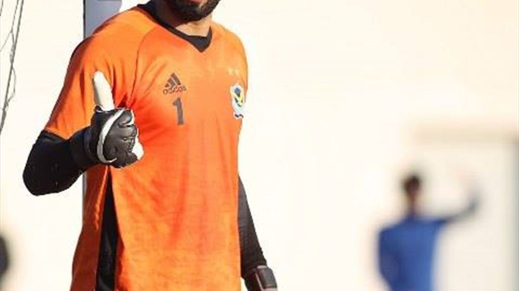 فهد طالب يحمي مرمى الصقور من جديد