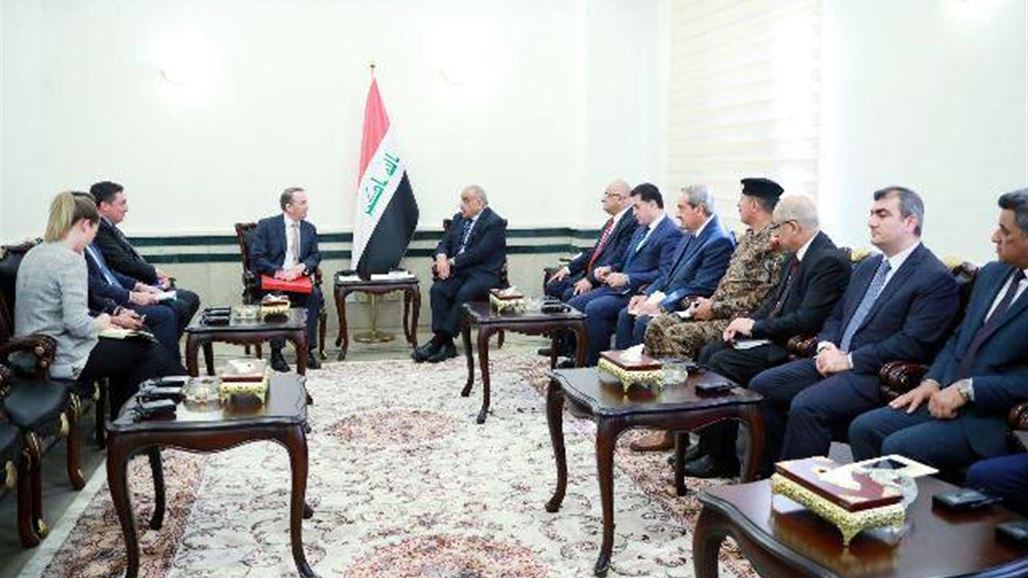 عبد المهدي: الحكومة العراقية تركز على تطوير الاقتصاد والتجارة والاستثمار