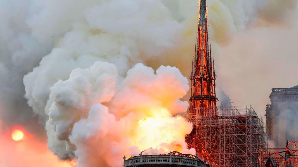 السيطرة على حريق كاتدرائية نوتردام في باريس