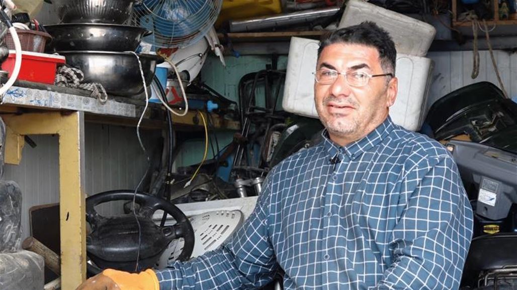 عسر الحال و"داعش" لم يمنعان نازح عراقي من صنع حلمه