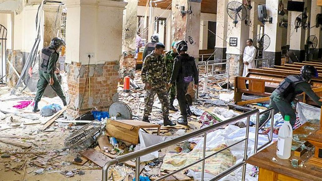 الحكومة السريلانكية تعلن مقتل 190 شخصاً جراء انفجارات اليوم