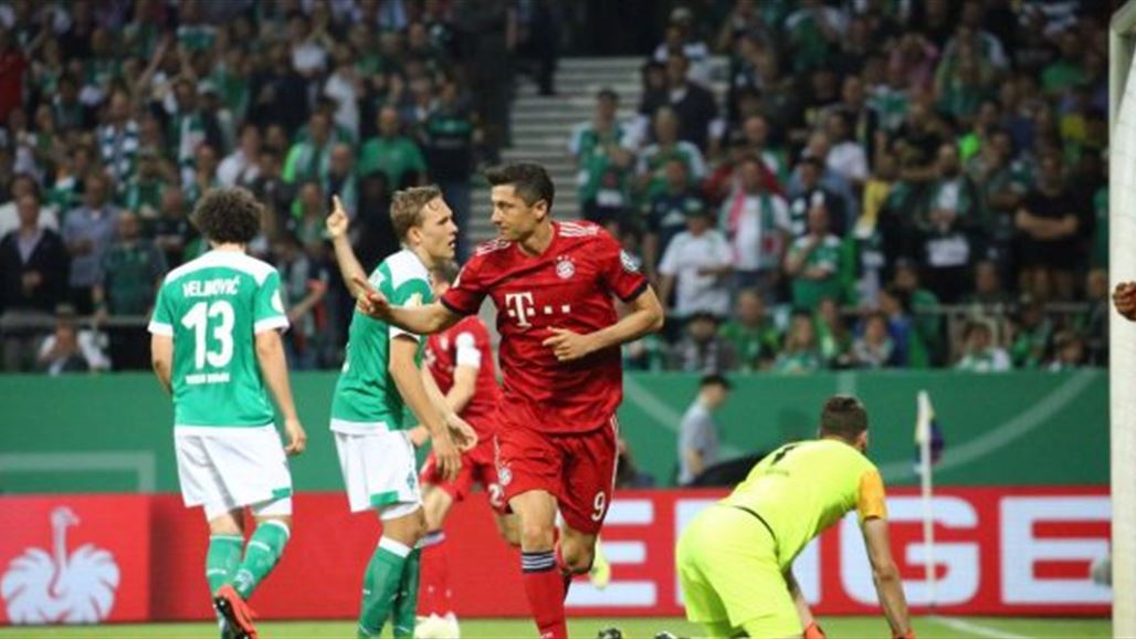 بايرن ميونخ يتخطى فيردر بريمن ويبلغ نهائي كأس المانيا