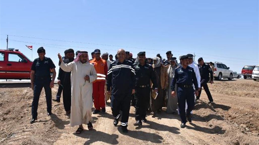 بالصور..غرق منطقة الميمونة في ميسان والدفاع المدني تخلي الاهالي