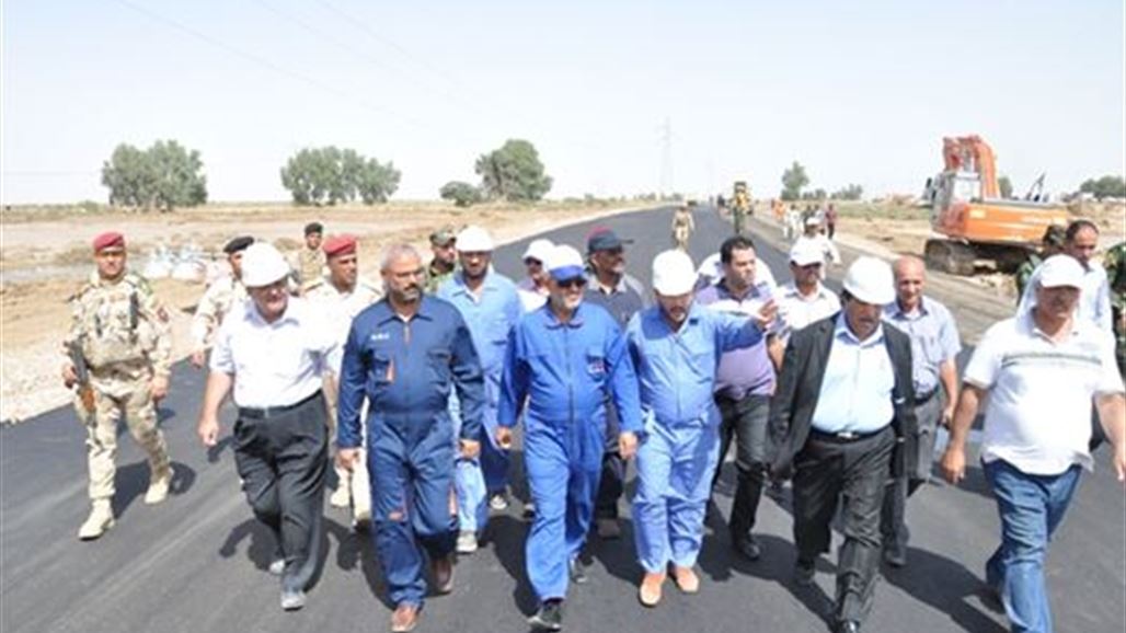 ميسان تفتتح الطريق البديل لطريق عمارة ـ بغداد