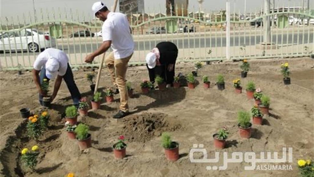 ناشطون يطلقون حملة لتشجير الساحات العامة في الديوانية