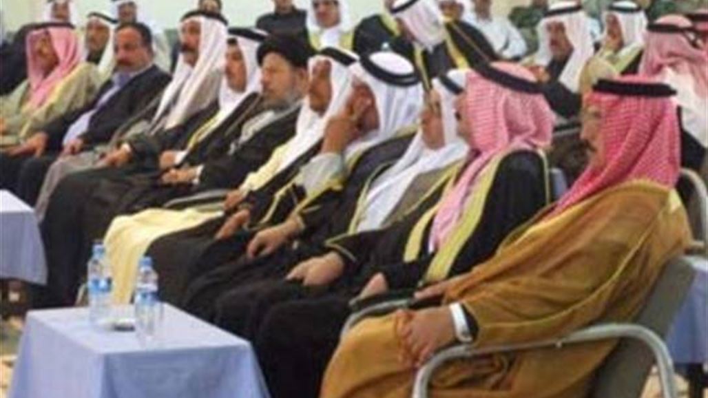 رؤساء عشائر ورجال دين في ناحية العبارة بديالى يعلنون البراءة من المسلحين