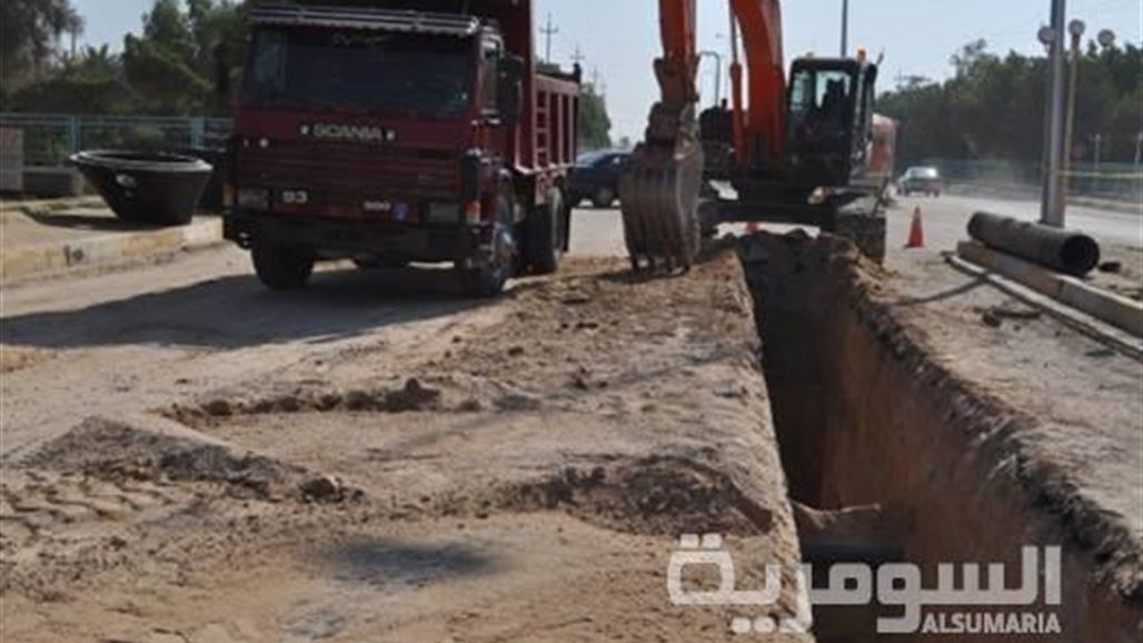 صلاح الدين تباشر بتنفيذ مشروع لتصريف المياه بكلفة تجاوزت الـ51 مليار دينار