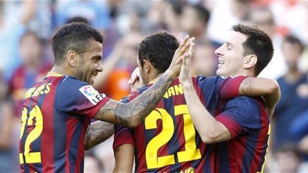 برشلونة يضرب بقوة وريال مدريد يفوز بشق الأنفس