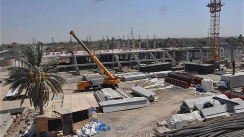 العمل بملعب مدينة الصدر مهدد بالتوقف بسبب المتجاوزين