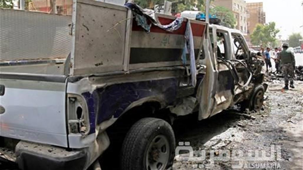 انتهاء حصيلة تفجير موكب امر فوج بشرطة نينوى عند قتيلة و15 جريحا