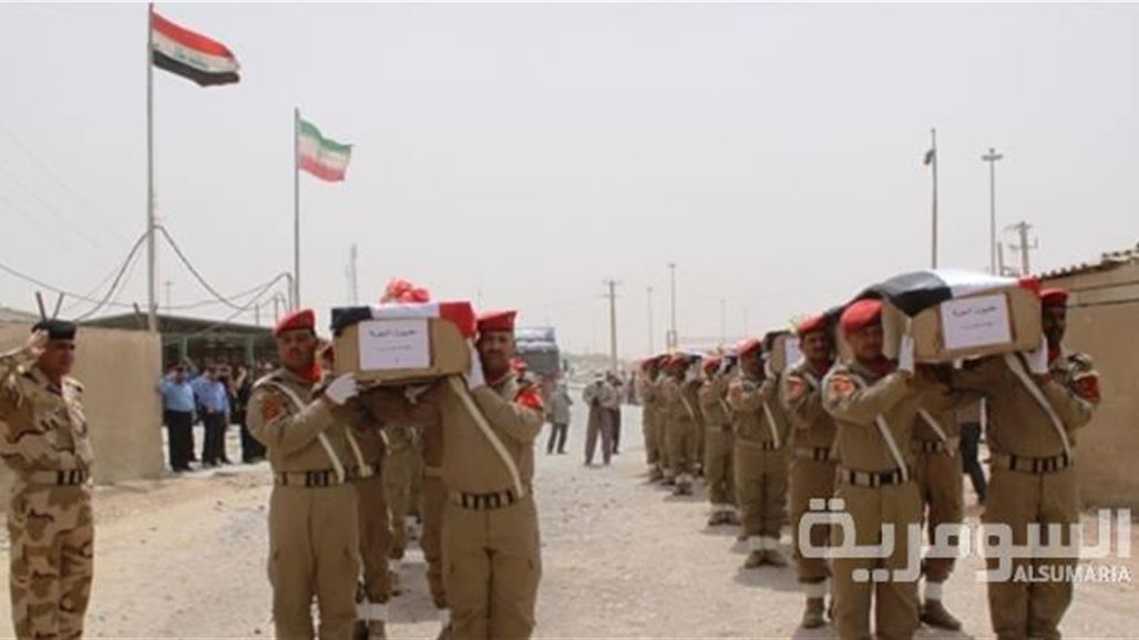العراق وإيران يتبادلان رفات 50 عسكرياً عبر منفذ الشلامجة في البصرة