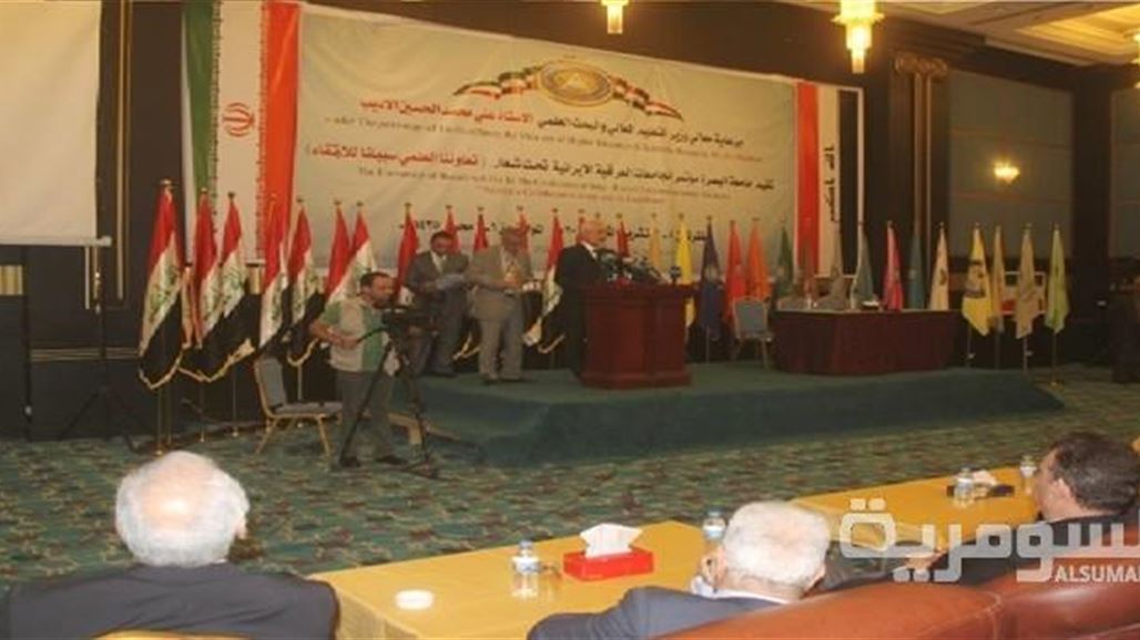 الاديب من البصرة يؤكد عزم وزارته توطيد التعاون مع الجامعات الإيرانية