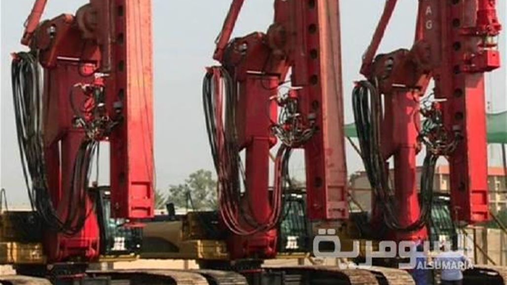 تأهيل ست معدات عملاقة لدك الركائز بكلفة نحو 12 مليار دينار