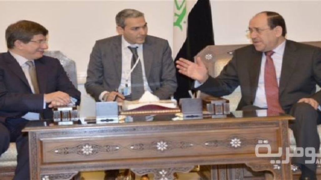المالكي لأوغلو: نريد علاقات بين دولتين متكافئتين تستمر مع تبدل الأشخاص والحكومات