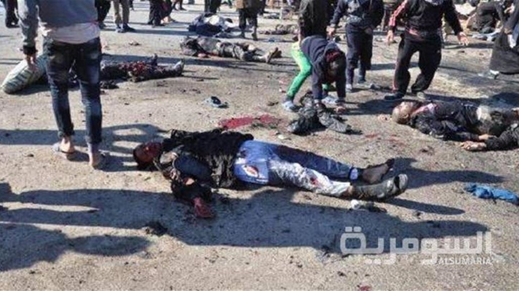 مقتل وإصابة 40 شخصا بتفجير انتحاري استهدف زوار الاربعينية جنوب بغداد