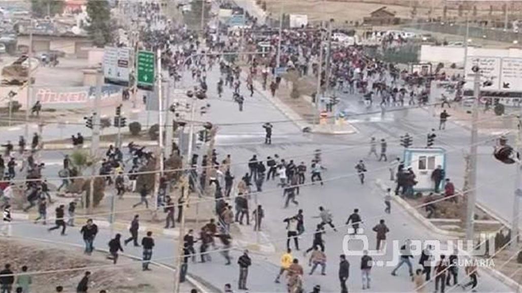 إصابة أكثر من 10 أشخاص باشتباكات بالحجارة بين جمهور فريقي دهوك وزاخو
