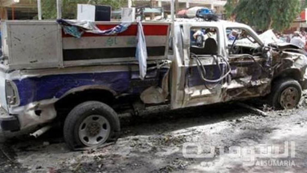 إصابة شرطيين بانفجار عبوة ناسفة غربي بغداد