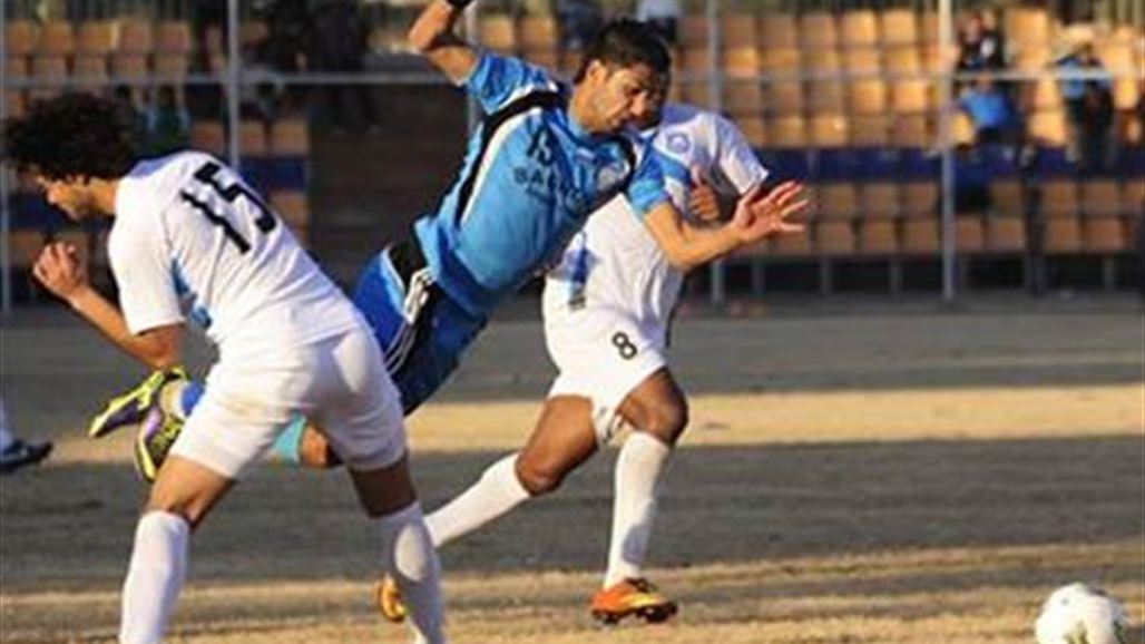 بغداد يتصدر دوري الكرة عبر الفوز على النجف بثلاثية نظيفة