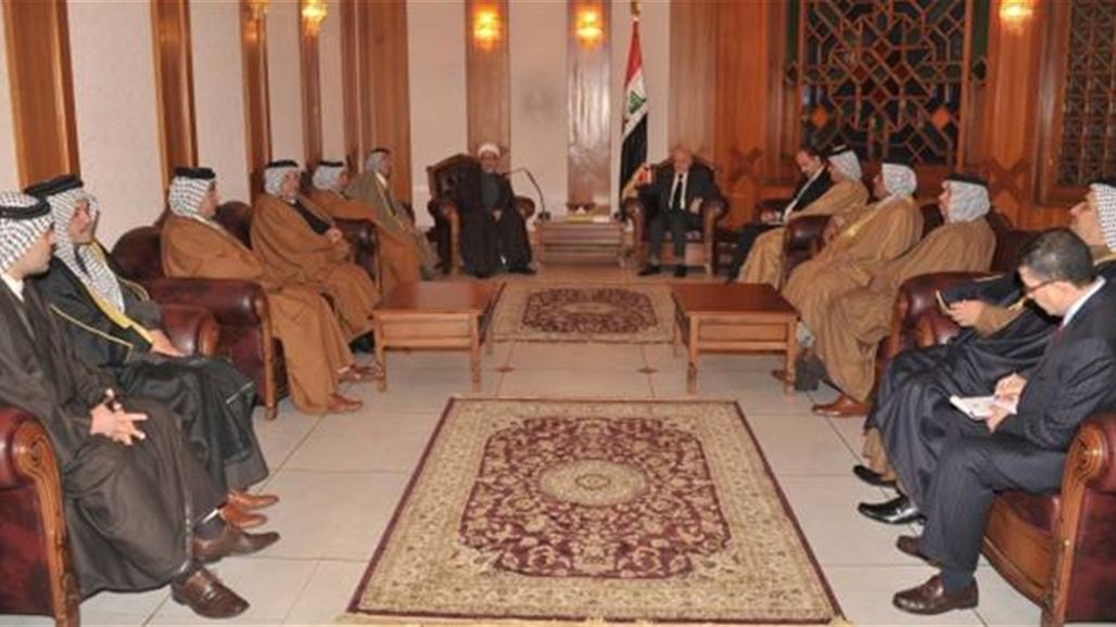 الشهرستاني يدعو شيوخ العشائر الى التصدي للمخططات التي تحاول تمزيق اللحمة العراقية