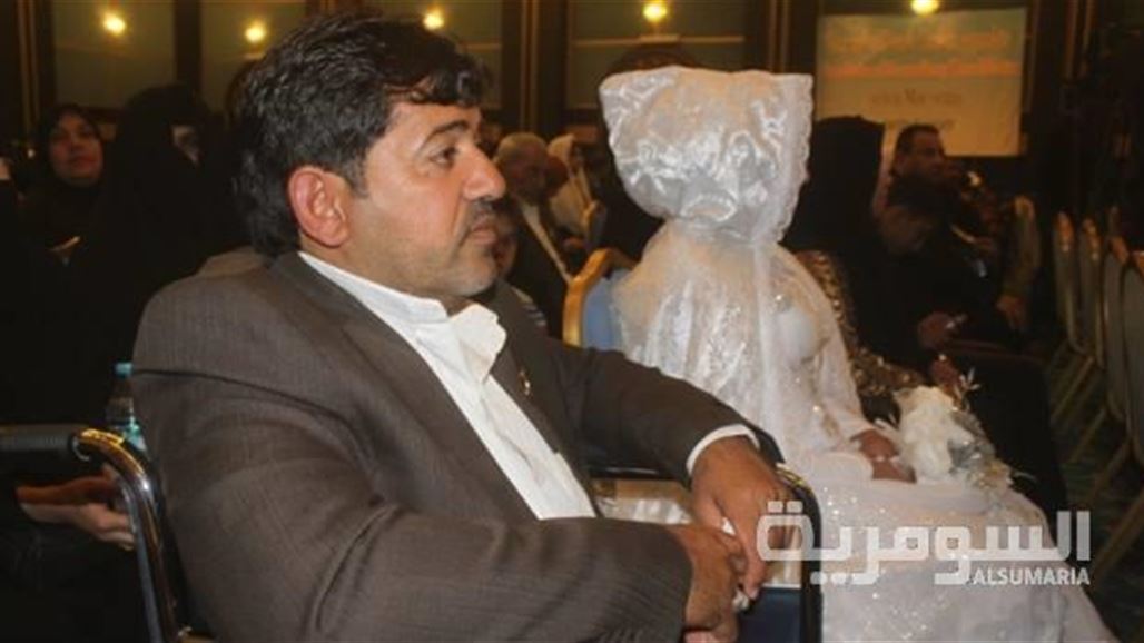 حفل زفاف جماعي في البصرة لمعاقين من جراء ألغام الحروب