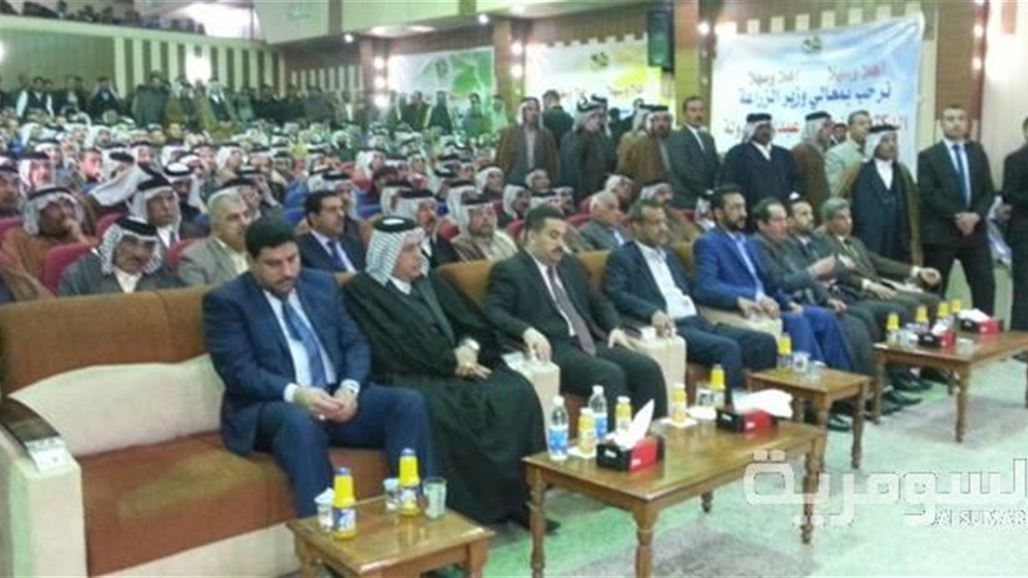 توزيع تعويضات الفلاحين المتضررين من فيضانات العام الماضي في واسط