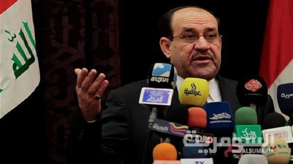المالكي: اذا لم تتوقف حرب سوريا فسوف ينتشر الارهاب بجميع دول المنطقة