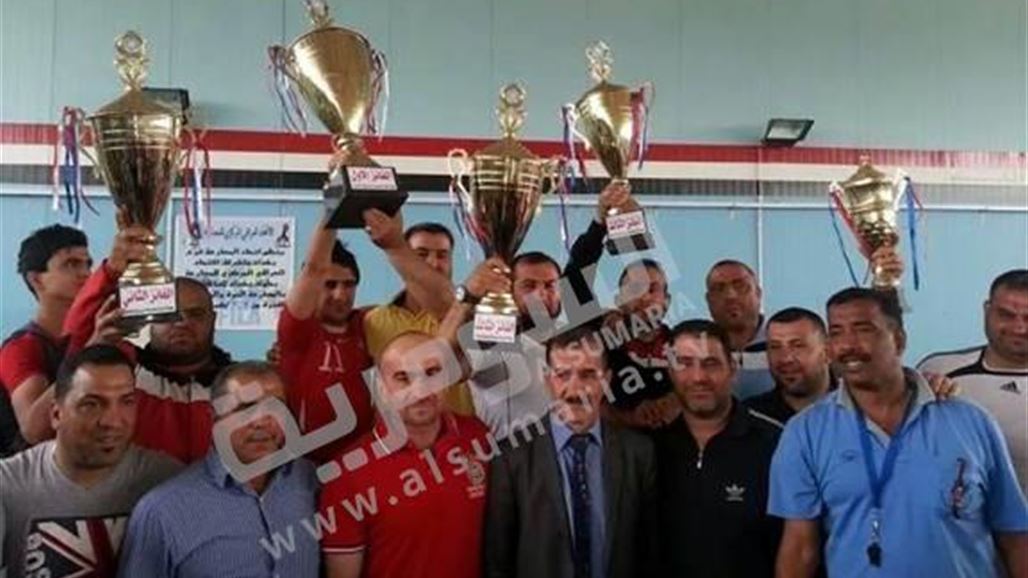 الثورة ثالثاً في بطولة العراق للمصارعة الرومانية بمشاركة 35 ناديا