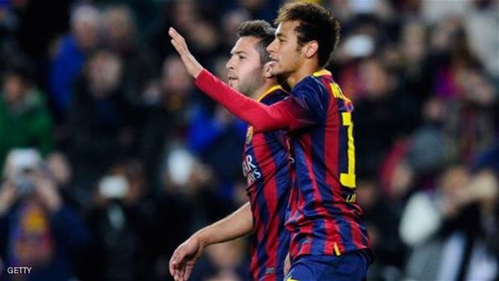 برشلونة يفقد نيمار وألبا لمدة شهر