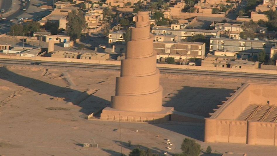 صحيفة اميركية: ملوية سامراء معرضة لخطر الانهيار وهناك احجار مفقودة بدرجها الخارجي
