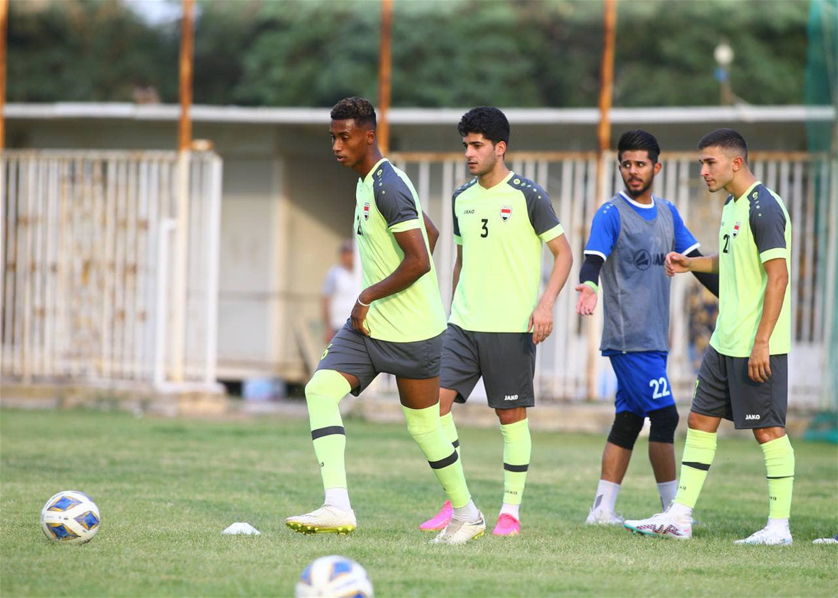 بالصور.. الأولمبي العراقي يستعد لبطولة غرب آسيا