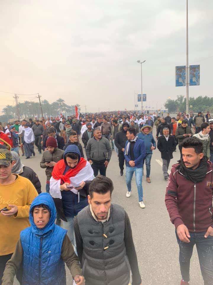 آغاز تظاهرات میلیونی در بغداد برای اخراج نیروهای آمریکایی از عراق