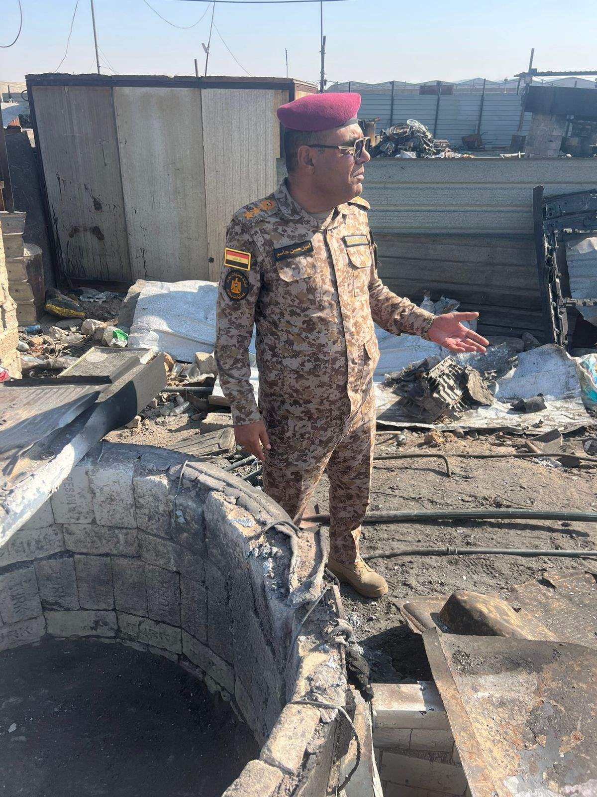 عمليات بغداد تغلق 25 موقع كور صهر المعادن جنوب شرق العاصمة