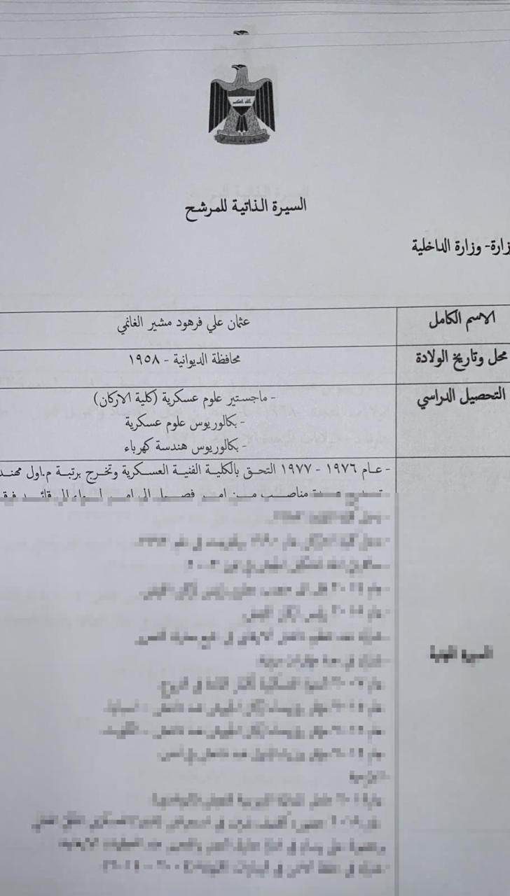 بحضور رئيس مجلس الامة الكويتي وبعد الفطور وشرب الشاي التصويت على حكومة المياحي الكاظمي