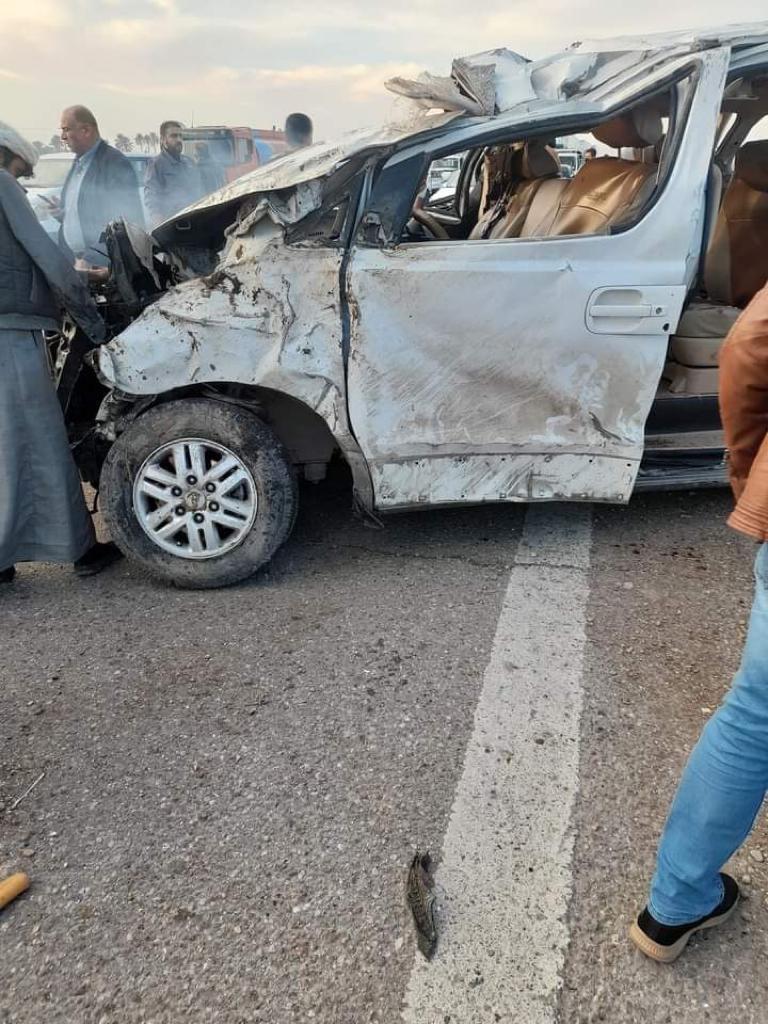 إصابة خمسة أشخاص بجروح خطيرة إثر حادث سير في الانبار صور الراصد العراقي