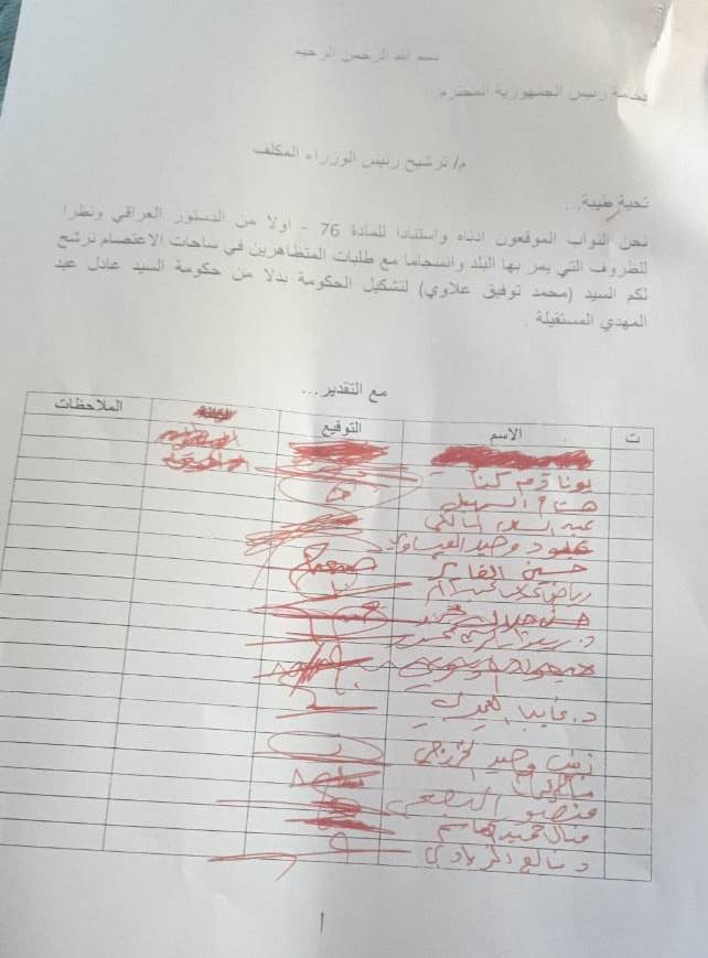 برلمانيون يرشحون رئيسا جديدا للحكومة