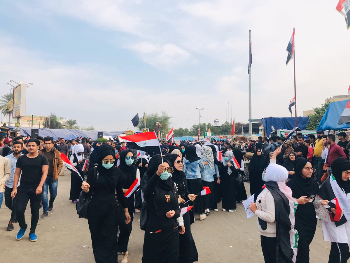 12 محافظة عراقية تعلن العصيان العام اليوم الاحد والحكومة باقية