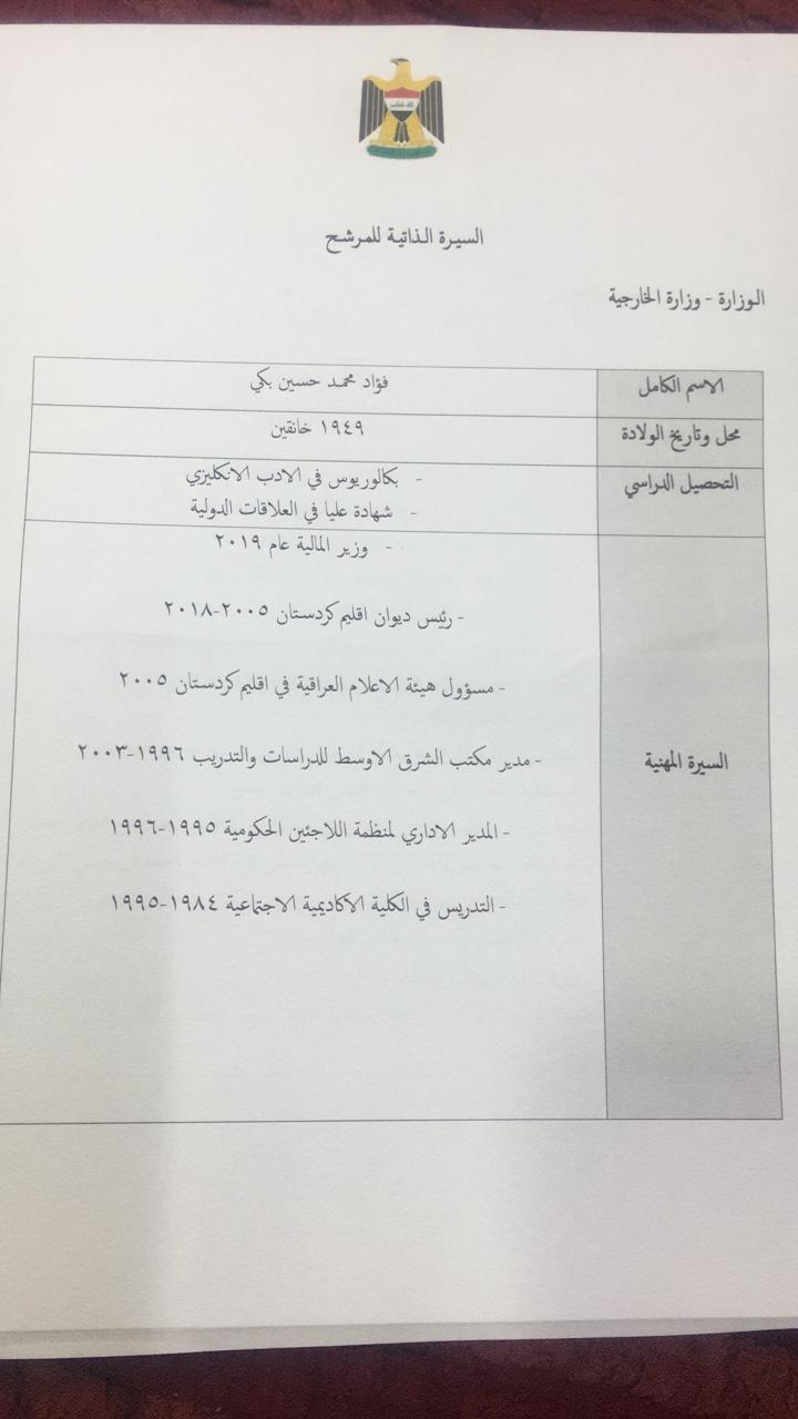هل هذه القوائم صحيحة ام مزورة ؟ دكتوراه عربي مساعر و3 نواب للكاظمي ويصيحون ماكو فلوس !!!!