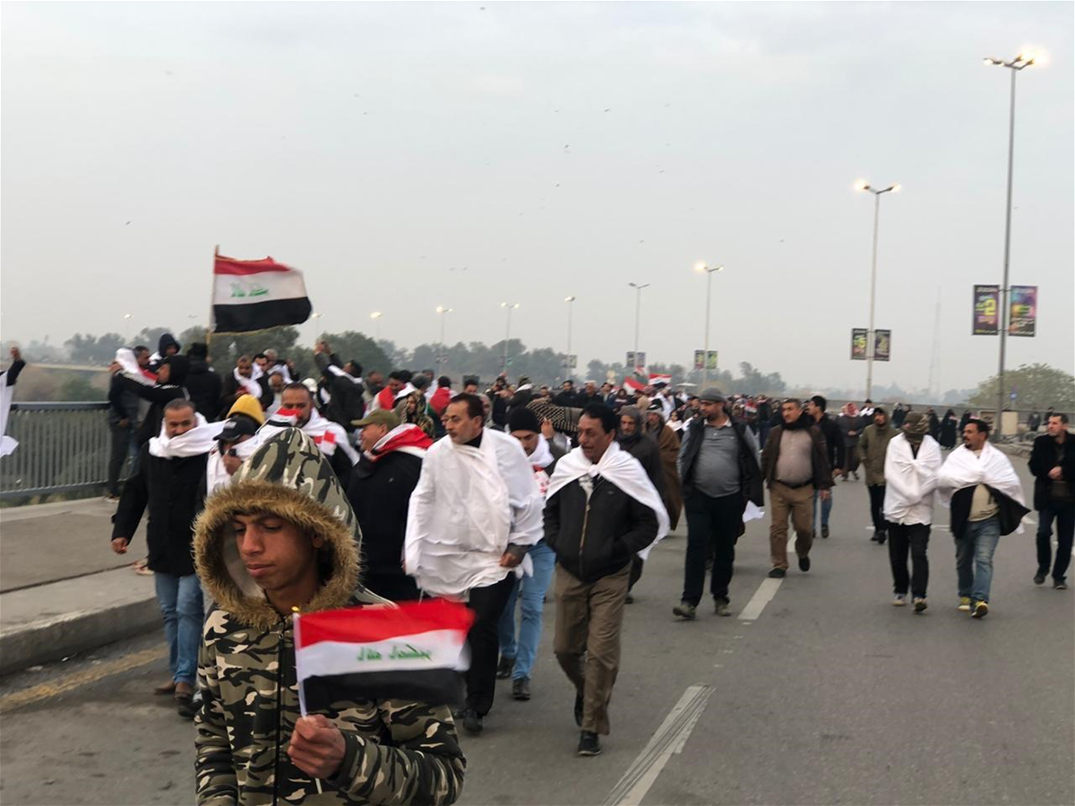 تظاهرات میلیونی عراقی‌ها علیه حضور نظامیان آمریکایی؛ «نه» بزرگ به اشغالگری واشنگتن+ فیلم و عکس