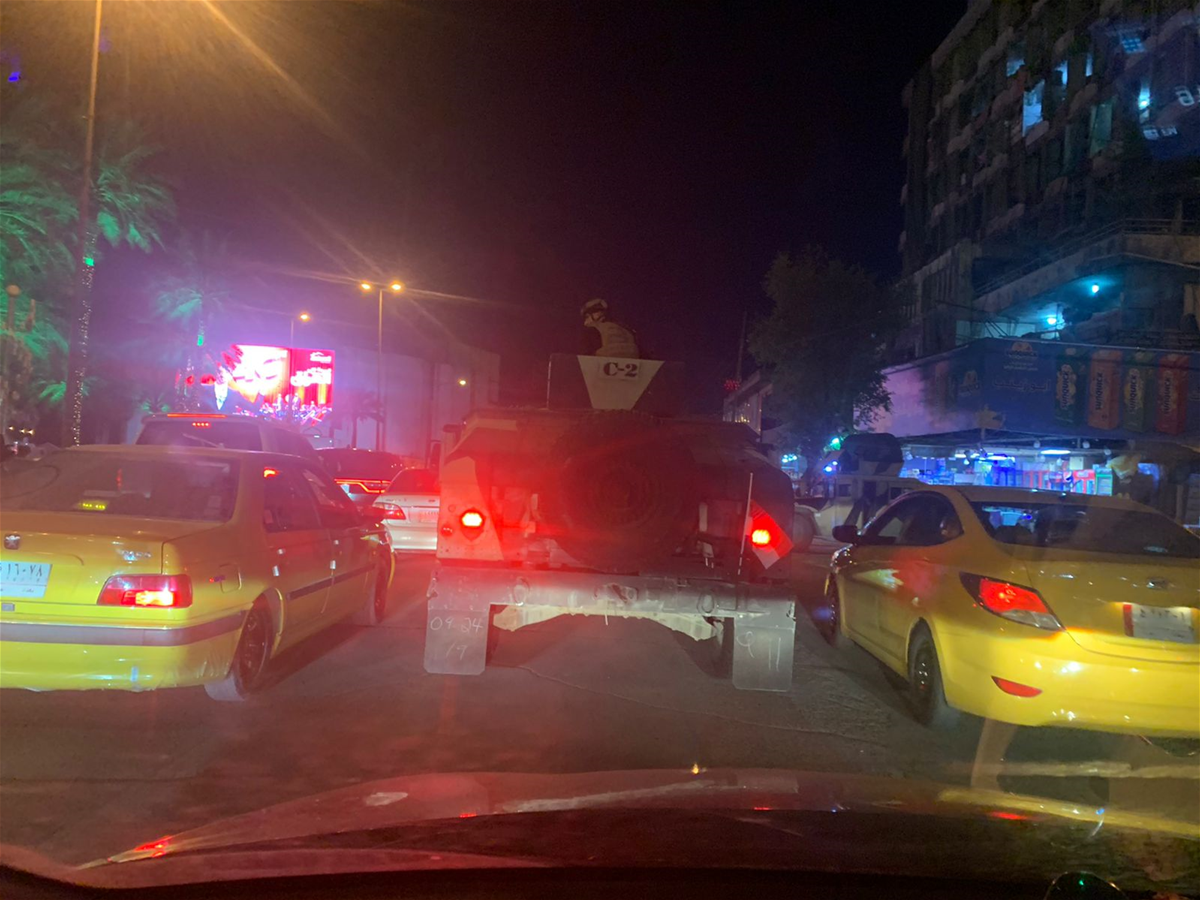 انتشار أمني في قلب بغداد انتشار أمني في قلب بغداد