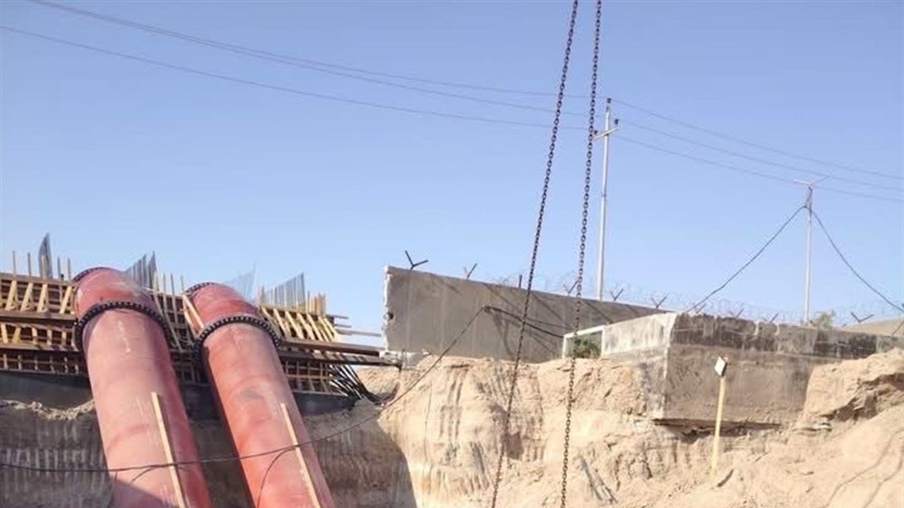 الموارد تعلن تكثيف الجهود لإنجاز مشروع ماء البصرة الأنبوبي