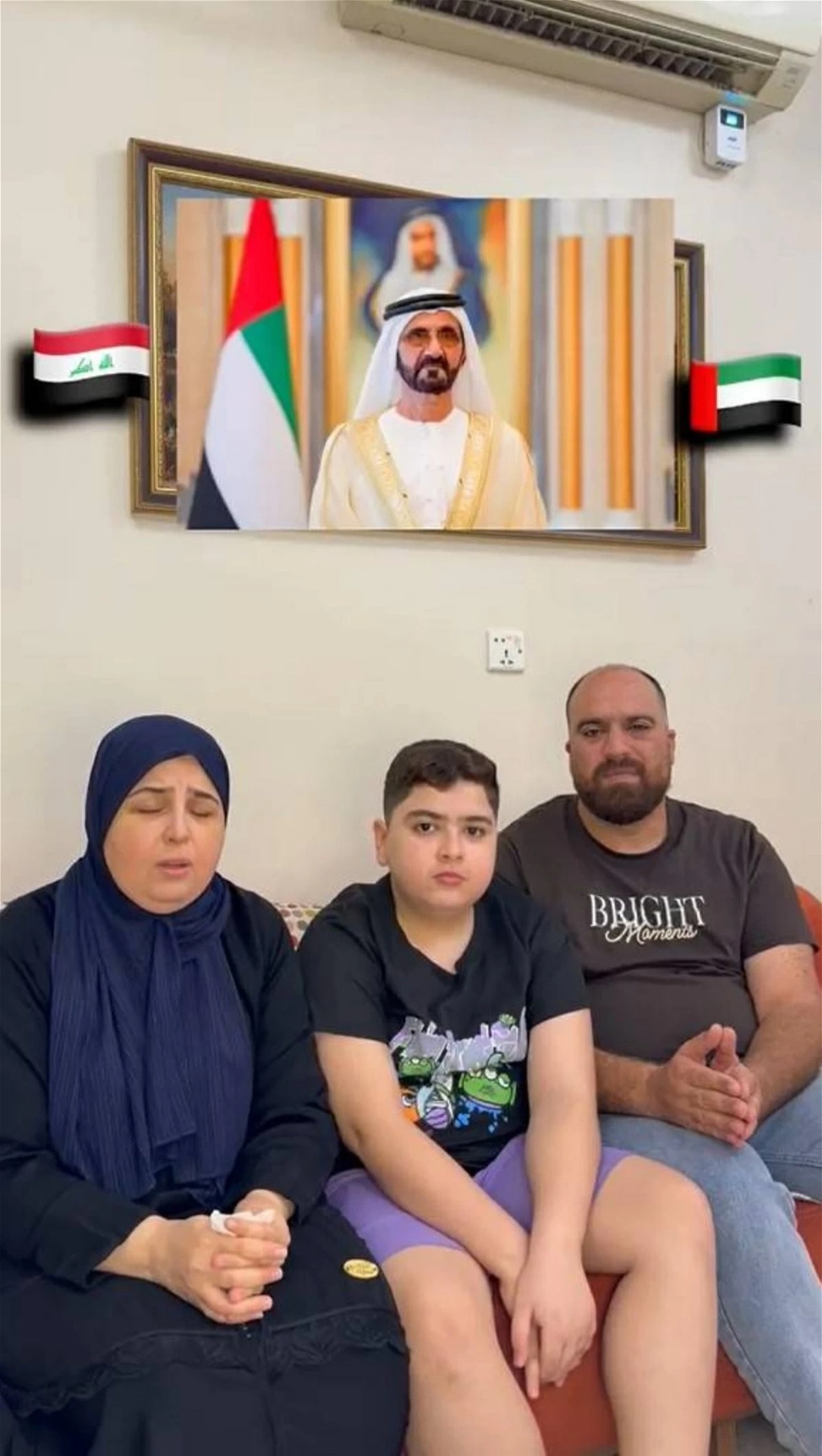 محمد بن راشد يتكفل بعلاج الطفل العراقي عبد الرحمن العجيلي (فيديو)